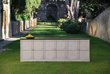 Sarreid Luciana Wood Drs Buffet 112 W.Gry S.Gry