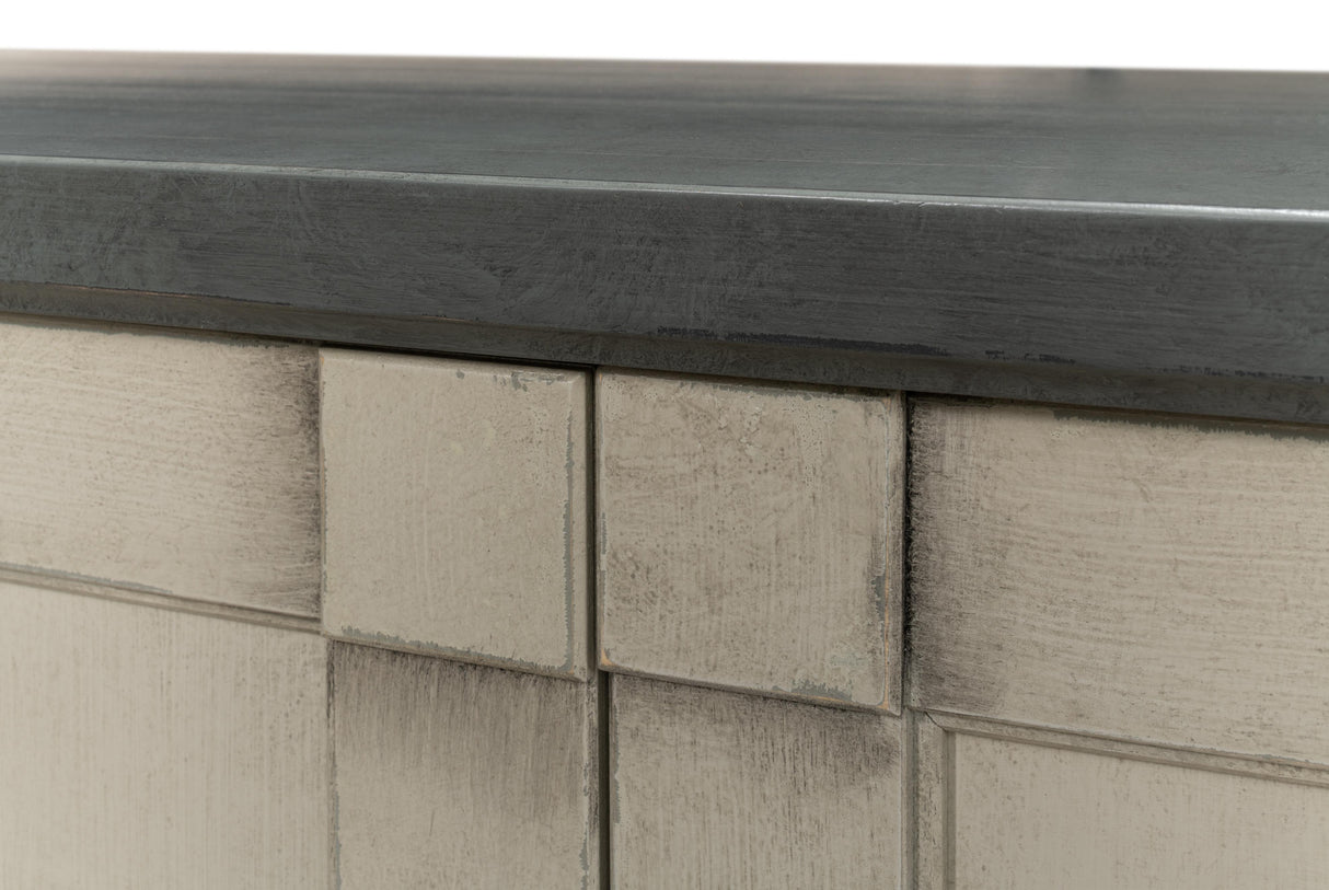 Sarreid Luciana Wood Drs Buffet 112 W.Gry S.Gry