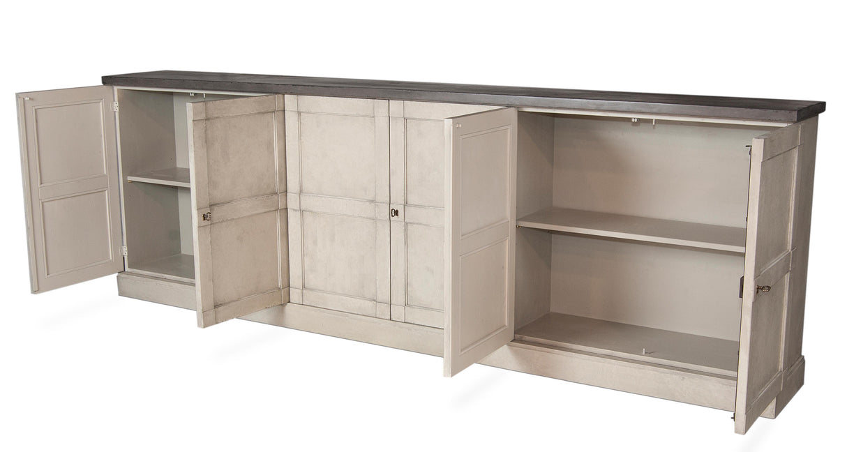 Sarreid Luciana Wood Drs Buffet 112 W.Gry S.Gry