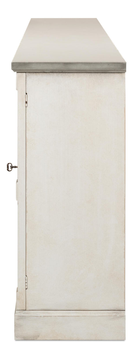 Sarreid Luciana Wood Drs Buffet 112 St.Wht Grey