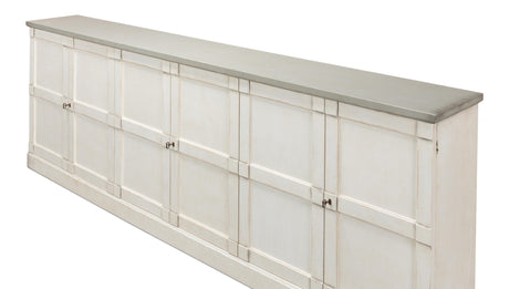 Sarreid Luciana Wood Drs Buffet 112 St.Wht Grey