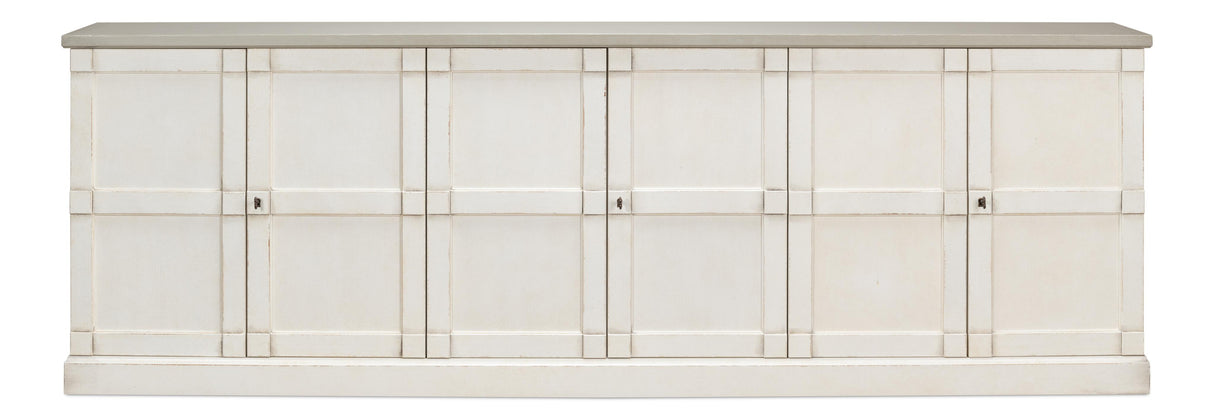 Sarreid Luciana 6 Wood Dr Buffet 112 Wh/Wh G.Qz