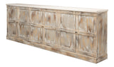 Sarreid Luciana Wood Drs Buffet 112 Grey Stucco