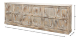 Sarreid Luciana Wood Drs Buffet 112 Grey Stucco