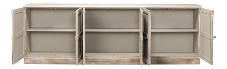 Sarreid Luciana Wood Drs Buffet 112 Grey Stucco