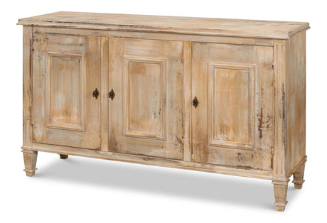 Sarreid Louis Xvi Buffet  Antique Oak