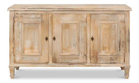 Sarreid Louis Xvi Buffet  Antique Oak