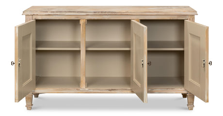 Sarreid Louis Xvi Buffet  Antique Oak