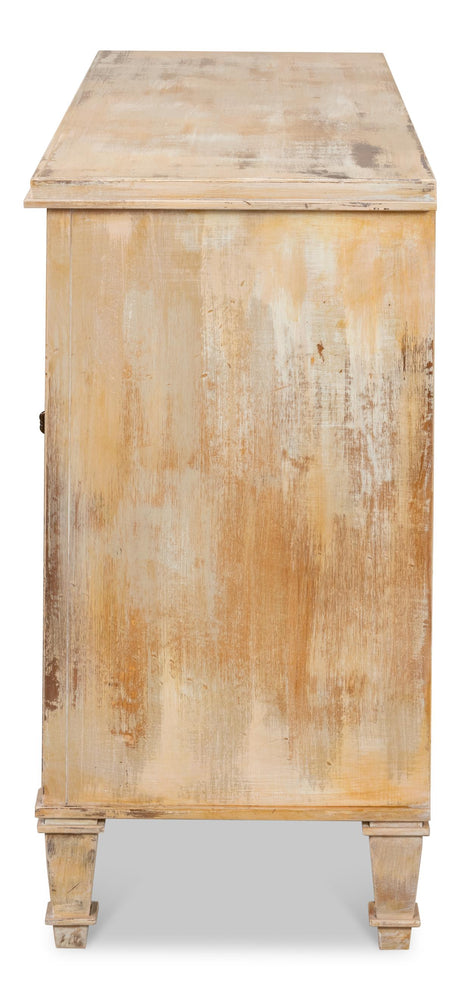 Sarreid Louis Xvi Buffet  Antique Oak