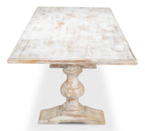 Sarreid Lionisio Trestle Table Disrupted White