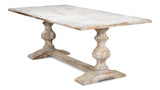 Sarreid Lionisio Trestle Table Disrupted White