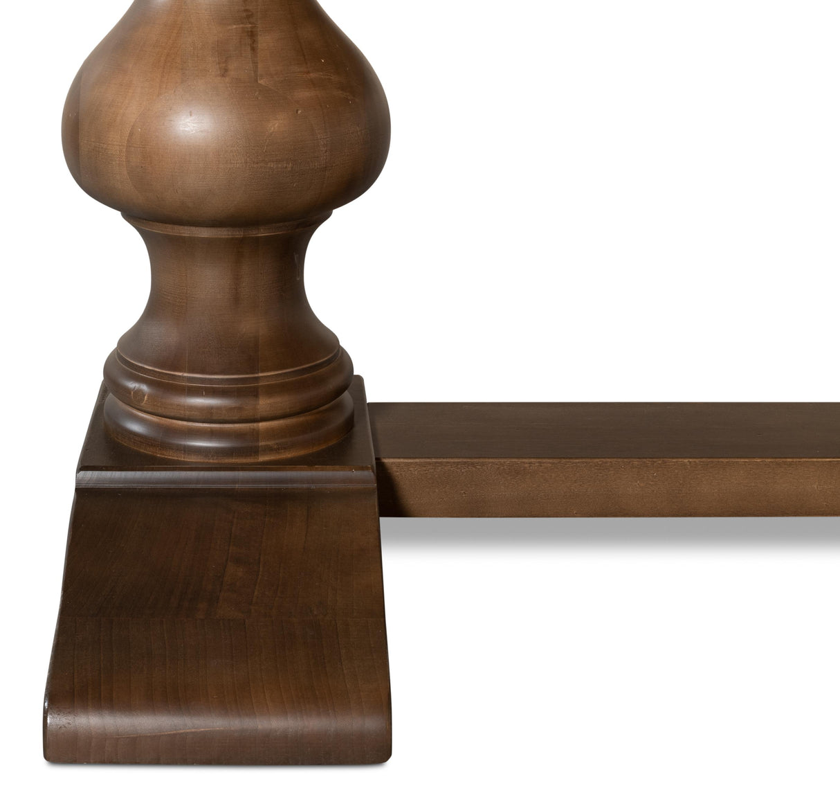 Sarreid Lionisio Trestle Table  Driftwood Finish