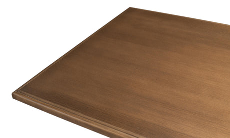 Sarreid Lionisio Trestle Table  Driftwood Finish