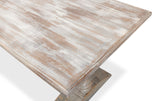 Sarreid Lionisio Trestle Table  Grey Oak
