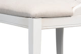 Sarreid Deco Side Chair Cortina White Taupe