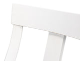 Sarreid Deco Side Chair Cortina White Taupe