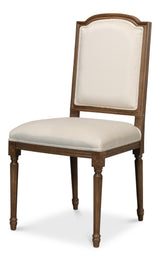 Sarreid Louis Xvi Squared Side Chair Driftwood
