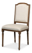 Sarreid Louis Xvi Squared Side Chair Driftwood
