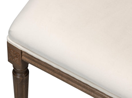 Sarreid Louis Xvi Squared Side Chair Driftwood