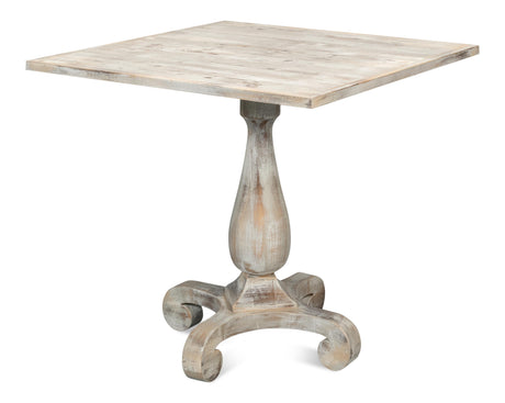 Sarreid Bistro Table  Grey Oak