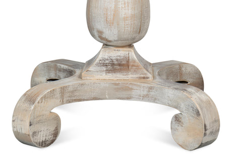 Sarreid Bistro Table  Grey Oak