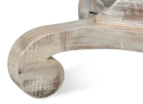 Sarreid Bistro Table  Grey Oak