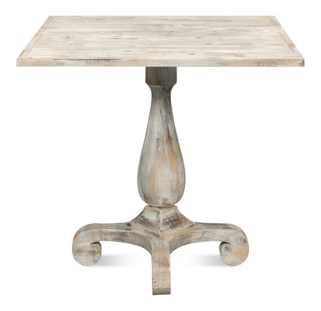 Sarreid Bistro Table  Grey Oak