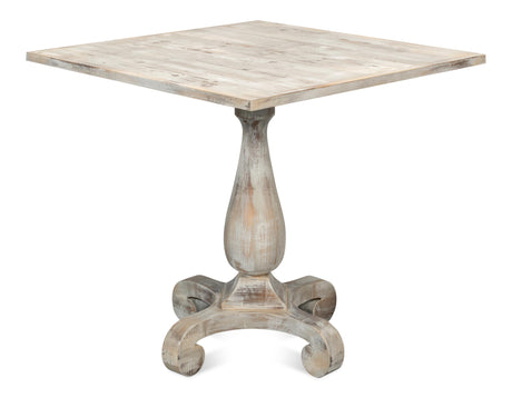 Sarreid Bistro Table  Grey Oak
