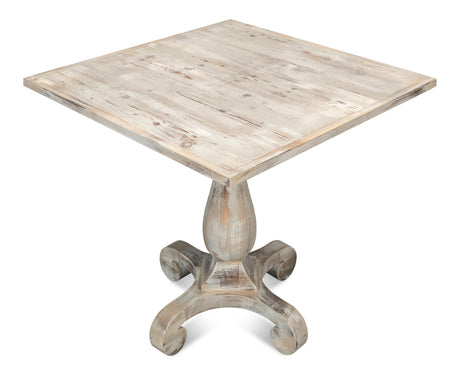 Sarreid Bistro Table  Grey Oak