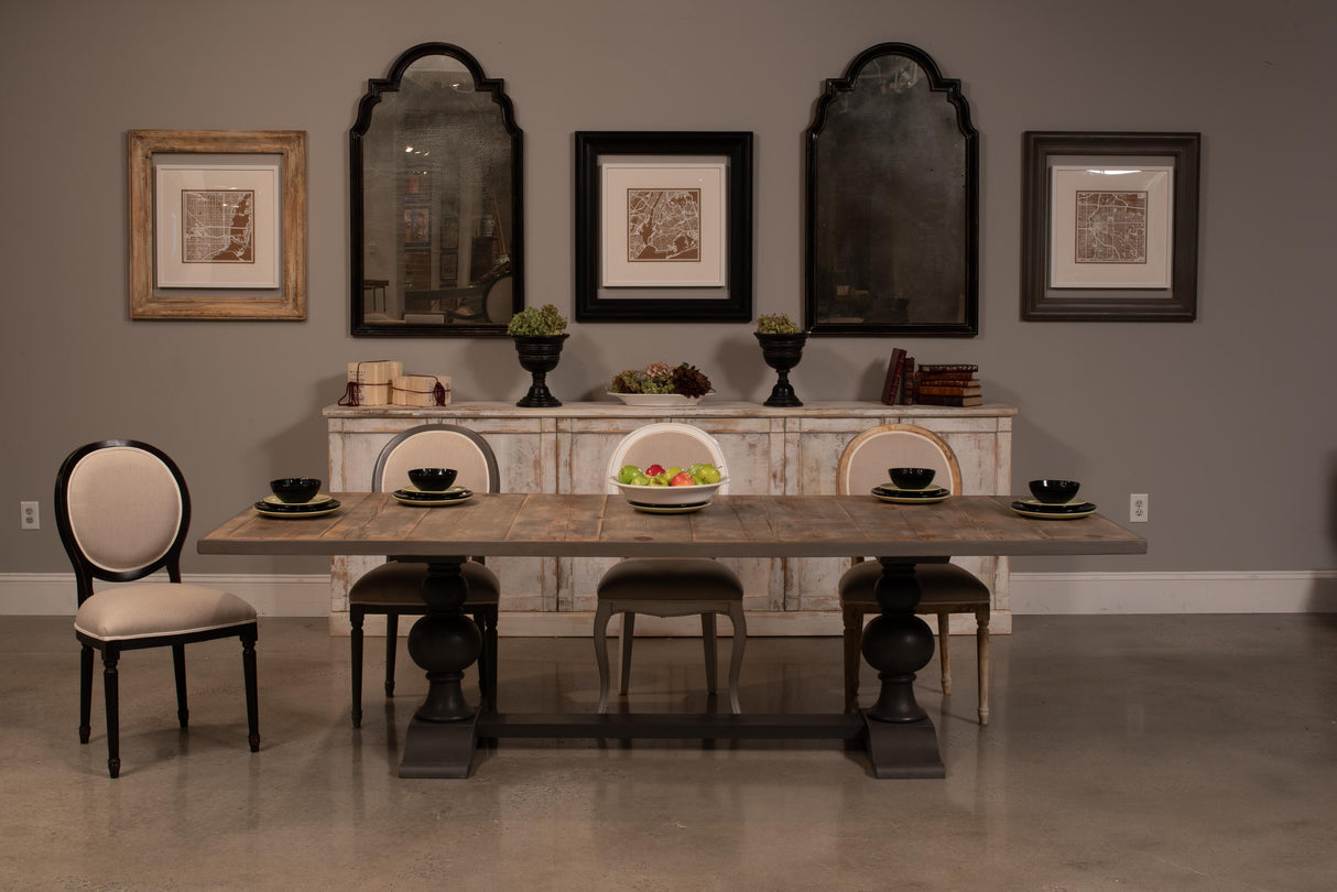 Sarreid Rectangular Dining Table  As Shown