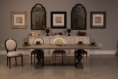 Sarreid Rectangular Dining Table  As Shown