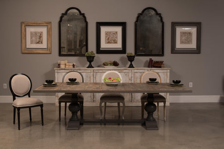 Sarreid Rectangular Dining Table  As Shown