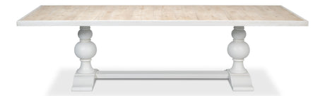 Sarreid Rectangular Dining Table Cortina White