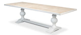 Sarreid Rectangular Dining Table Cortina White