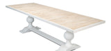 Sarreid Rectangular Dining Table Cortina White