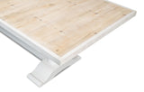 Sarreid Rectangular Dining Table Cortina White