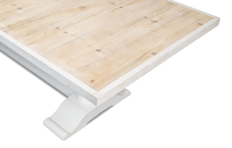 Sarreid Rectangular Dining Table Cortina White