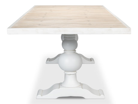 Sarreid Rectangular Dining Table Cortina White