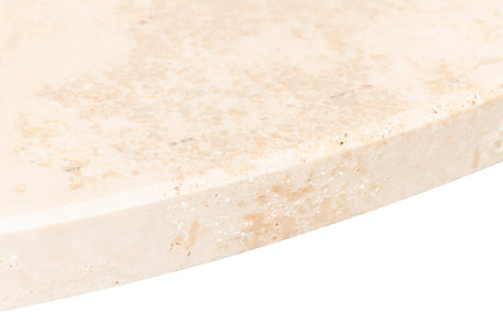 Sarreid Bistro Table  Ant. Oak Shiny Trav.Top