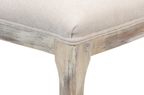 Sarreid Oval Cane Back S/Chair Grey Oak  Taupe