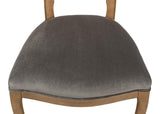 Sarreid Oval Cane Back S/Chair  Drftwd Charcoal