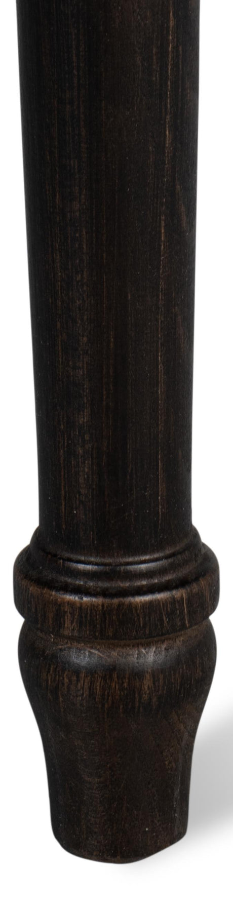 Sarreid Cane Back Side Chair  Nero  Toffee