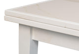 Sarreid Rect. Extension Dining Table  White