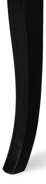 Sarreid Goccia Side Chair  Nero  Banks Organza