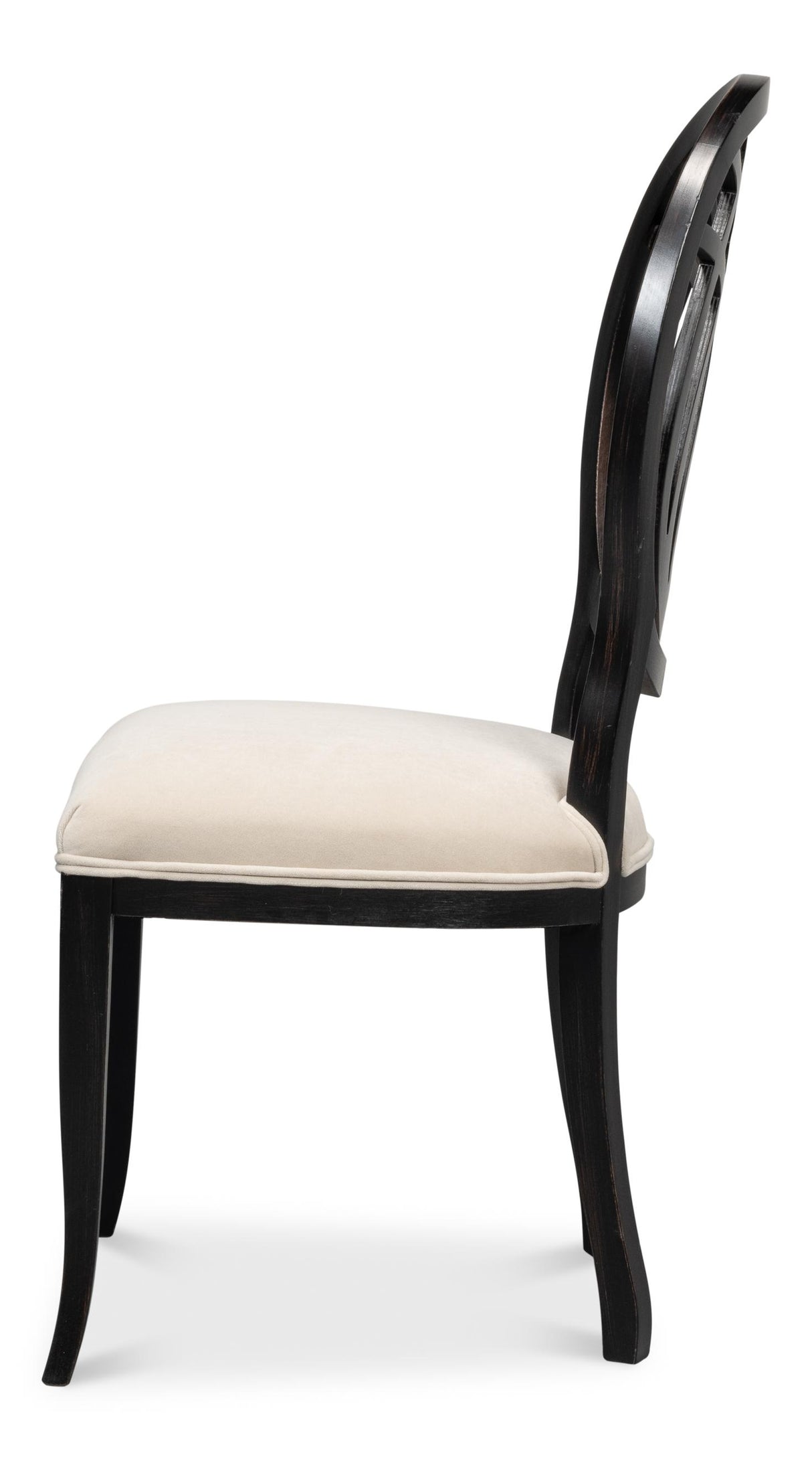 Sarreid Goccia Side Chair  Nero  Banks Organza