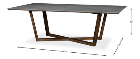 Sarreid Double Pedestal Dining Table