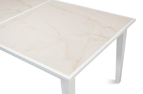 Sarreid Elton Butterfly Dining Table White