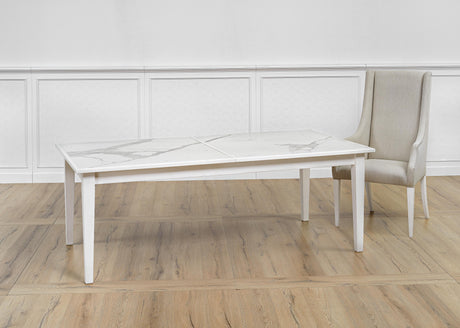 Sarreid Elton Butterfly Dining Table White