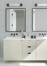 Brewster Home Fashions Advantage Kitchen & Bath 2 Aged Patina Pewter Wallpaper