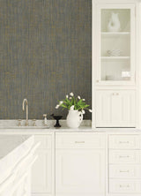 Brewster Home Fashions Advantage Kitchen & Bath 2 Rattan Bronze Wallpaper
